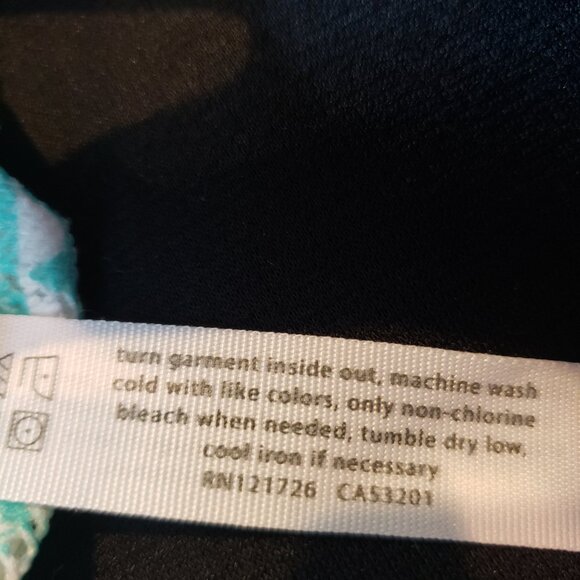 Aeropostale Skater Dress Juniors Small Sleeveless Open Back Green /A235 - Picture 7 of 7